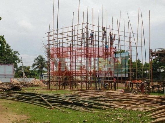 Preparation for Durga Puja begins in Tripura Preparation for Durga Puja begins in Tripura